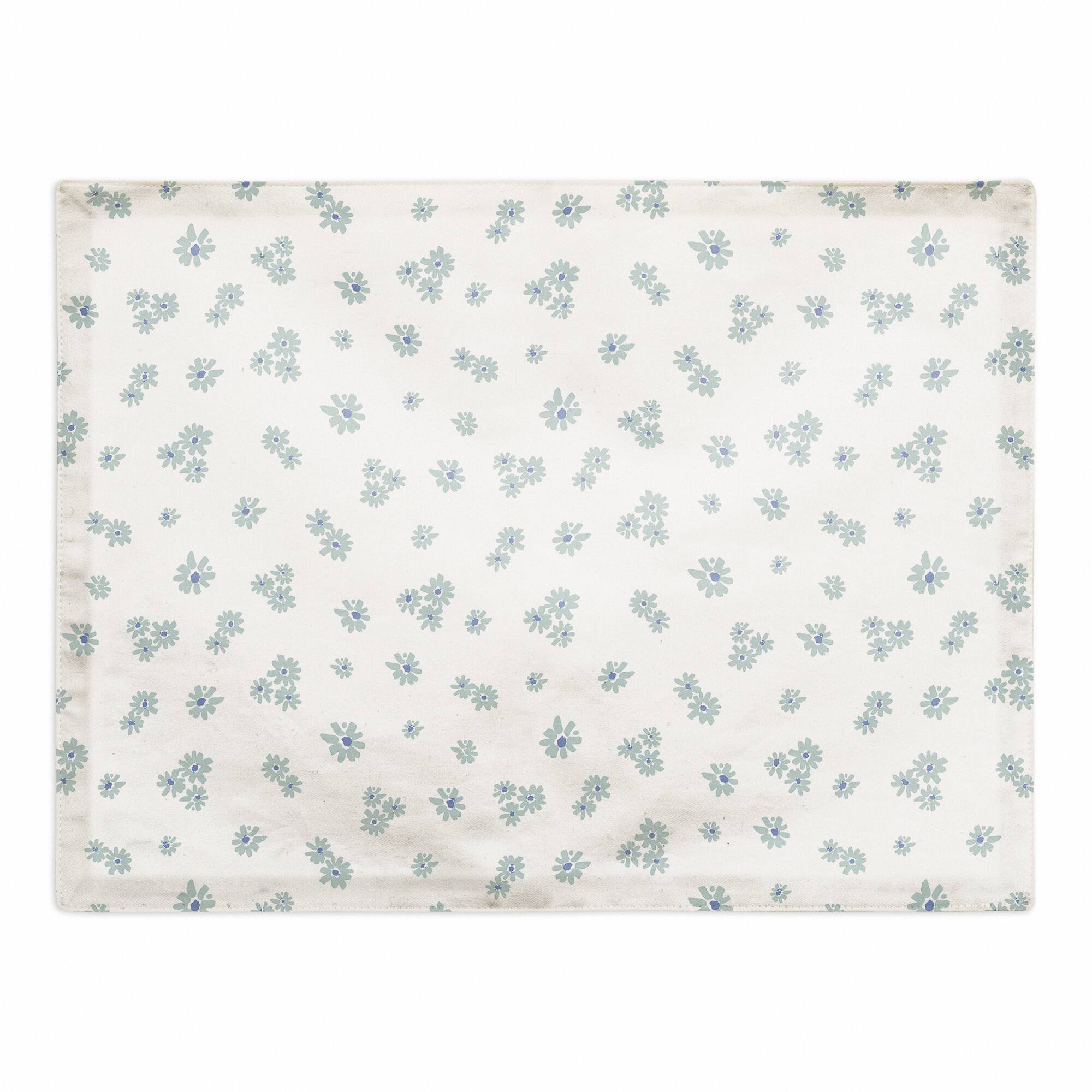 Daisy Pattern Cotton Twill Placemat